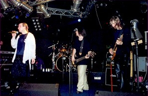 Rich, Tone and Dave, Tony peeking in from left